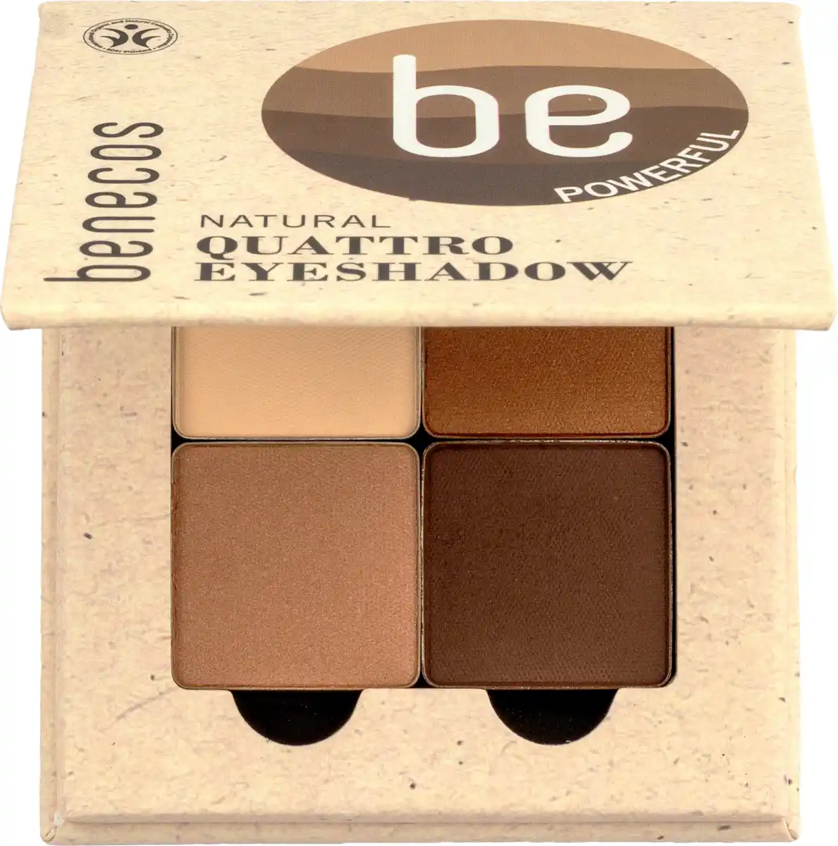 Bild 1 von benecos Natural Quattro Eyeshadow coffee & cream, 4,8 g