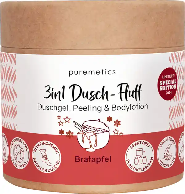 Bild 1 von puremetics 3in1 Dusch-Fluff Bratapfel, 250 g