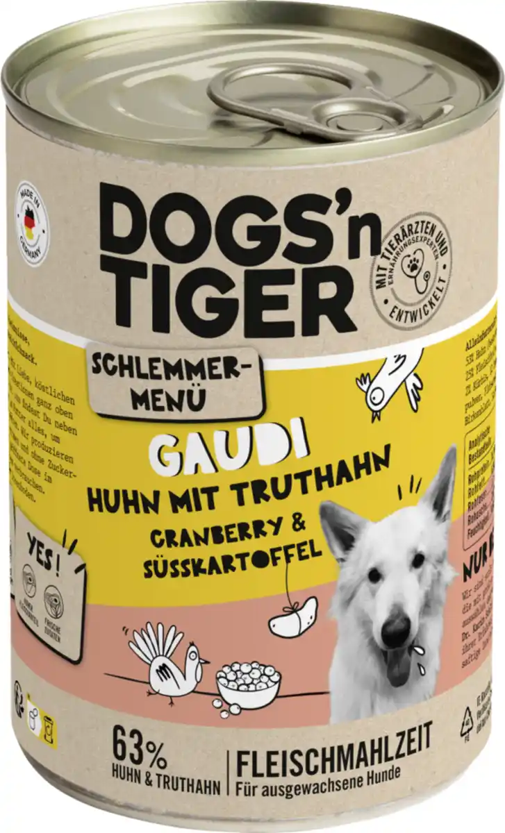Bild 1 von Dogs'n Tiger Gaudi Huhn mit Truthahn, 400 g