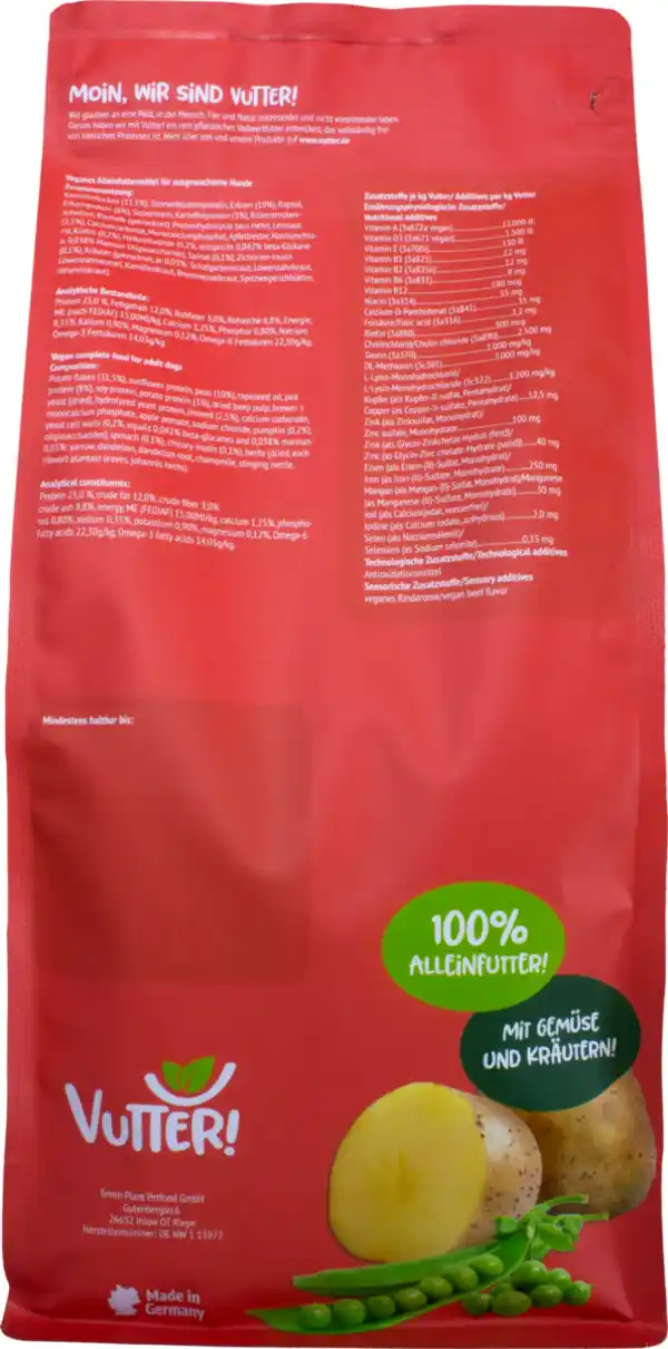 Bild 2 von Vutter Trockenfutter für Hunde - wie Rind, 1 kg