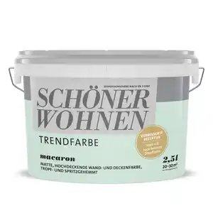 Schöner Wohnen Farbe Trendfarbe 'Macaron' minzgrün matt 2,5 l