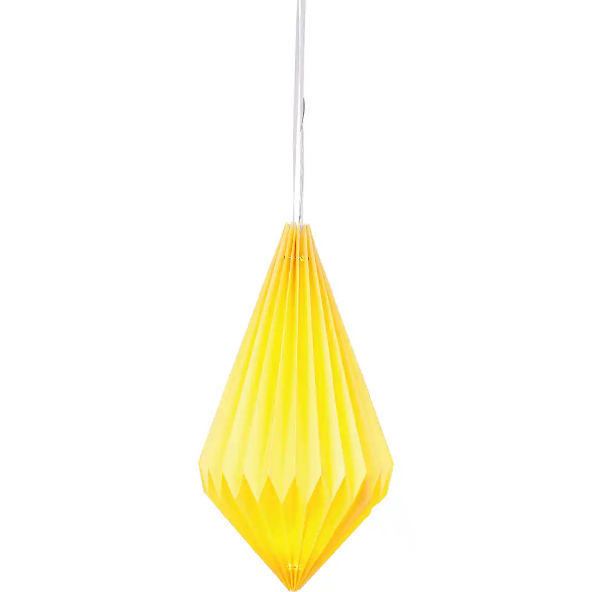 Bild 1 von toom Solar-Laterne Papier/Kunststoff/Metall gelb 22 x 40 cm