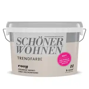 Schöner Wohnen Farbe Trendfarbe 'Cosy' beige matt 1 l