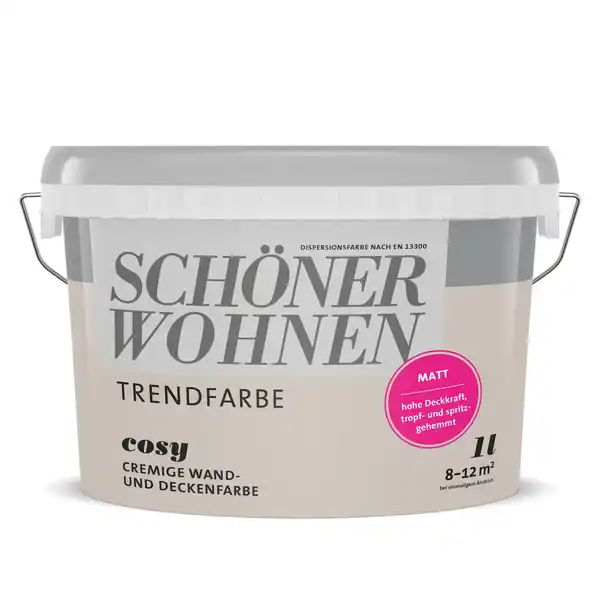 Bild 1 von Schöner Wohnen Farbe Trendfarbe 'Cosy' beige matt 1 l