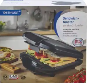 IDEENWELT Best Basics Sandwichtoaster FS-3330