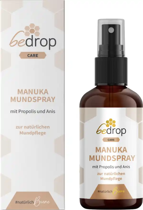 Bild 1 von bedrop Manuka Honig Mundspray, 30 ml