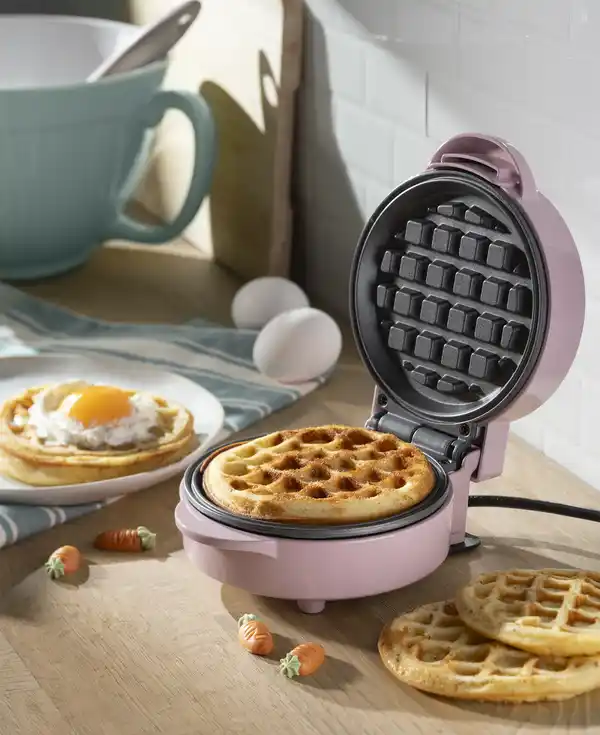 Bild 4 von IDEENWELT Mini-Waffeleisen rosa