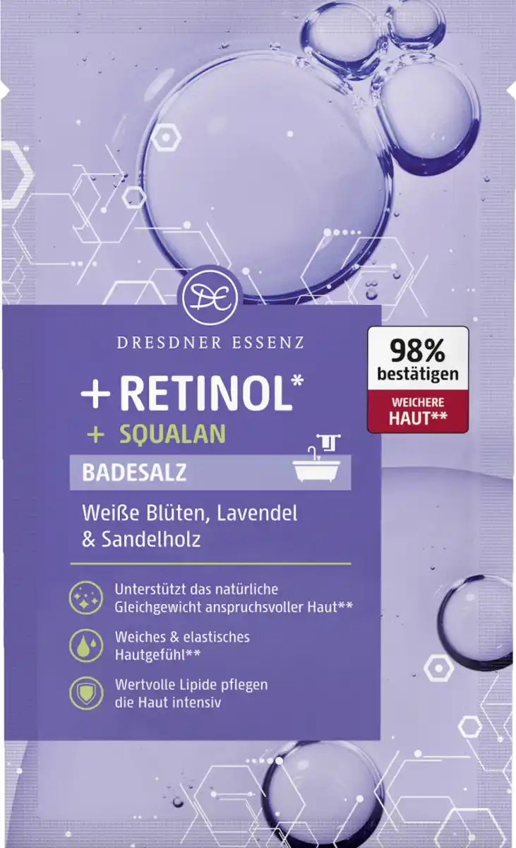 Bild 1 von Dresdner Essenz Badesalz Retinol* und Squalan, 80 g