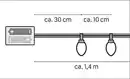 Bild 4 von IDEENWELT LED-Ostereier-Lichterkette