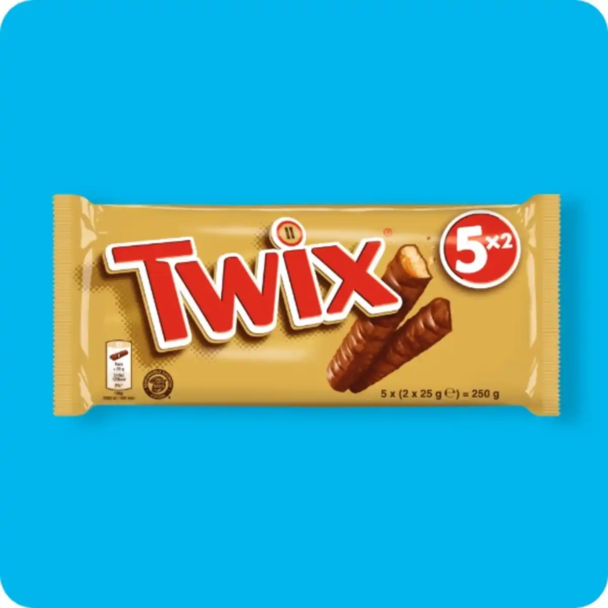 Bild 1 von TWIX®/SNICKERS® Schokoriegel, Twix® oder Snickers®