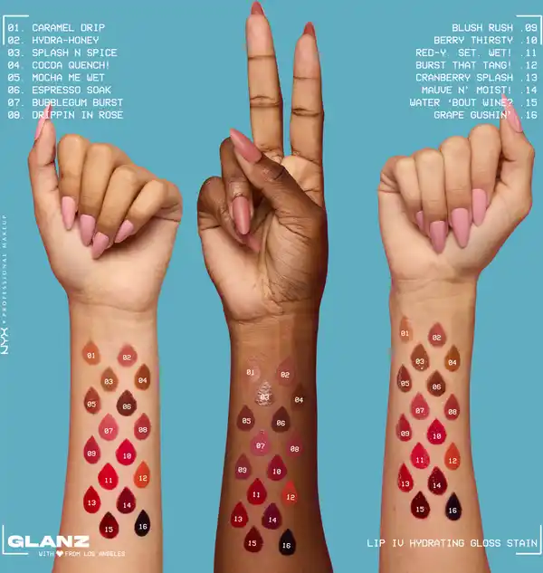 Bild 4 von NYX Professional MakeUp Lip IV Gloss Stain Lipgloss Water Bout Wine?, 5 ml