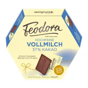 FEODORA Schokoladentäfelchen 225g