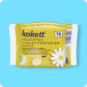 KOKETT Feuchtes Toilettenpapier, Kamille oder Sensitiv