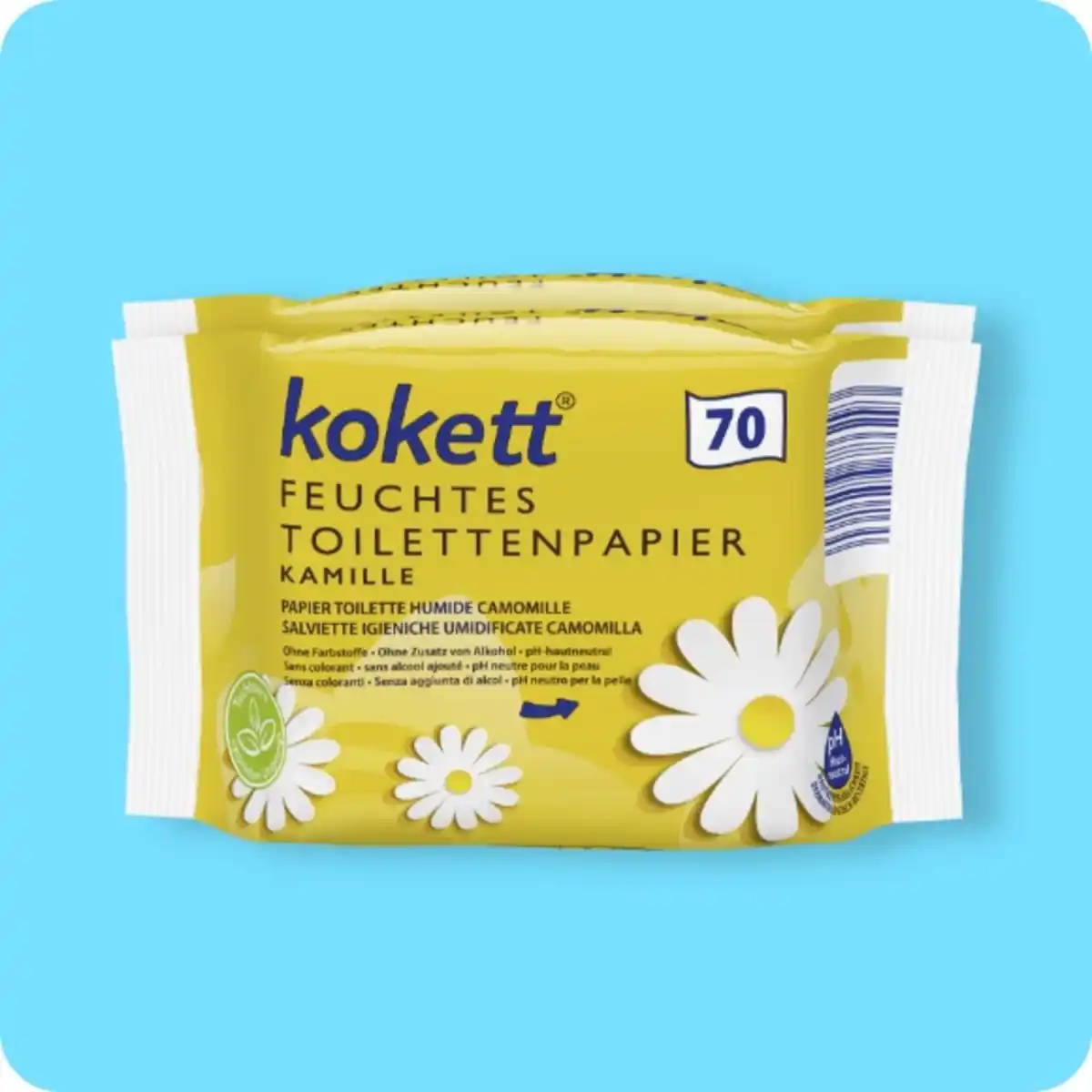 Bild 1 von KOKETT Feuchtes Toilettenpapier, Kamille oder Sensitiv