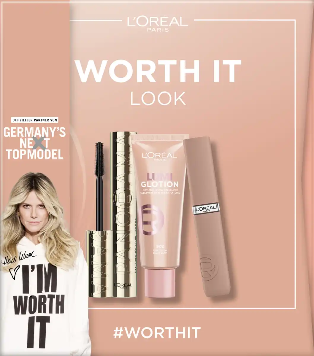 Bild 1 von L’Oréal Paris GNTM Worth It Look Make-Up Geschenkset