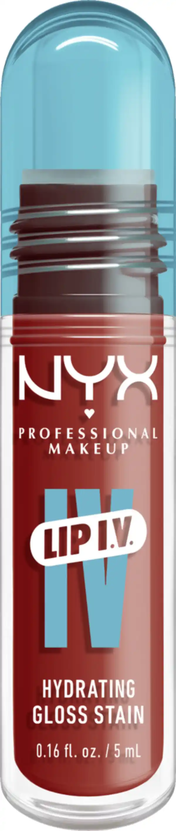 Bild 1 von NYX Professional MakeUp Lip IV Gloss Stain Lipgloss Water Bout Wine?, 5 ml