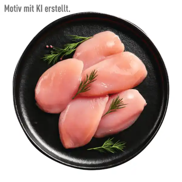 Bild 1 von MEINE METZGEREI Hähnchenbrustfilet-Teilstücke XXL 1kg