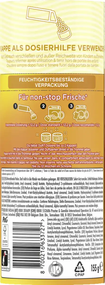 Bild 2 von Lenor Wäscheparfüm Goldene Orchidee, 155 g