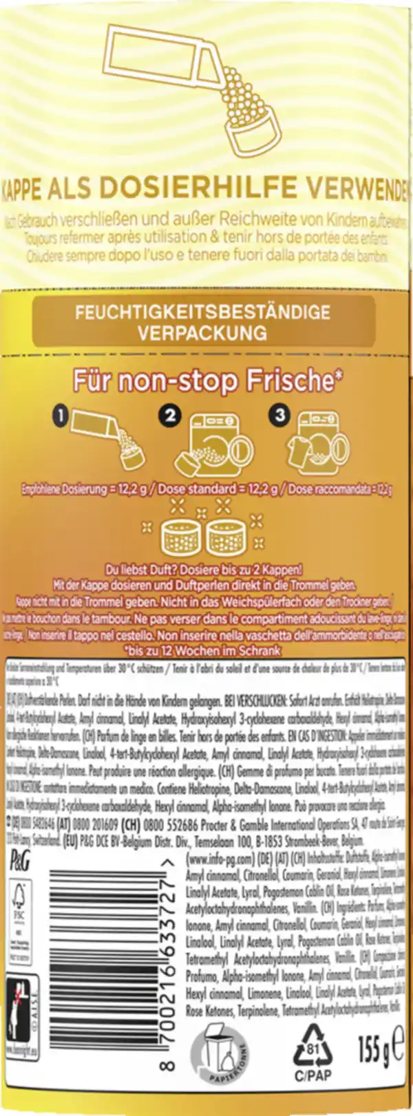 Bild 2 von Lenor Wäscheparfüm Goldene Orchidee, 155 g