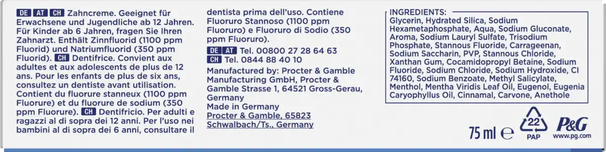 Bild 4 von Oral-B PRO-EXPERT Zahncreme Professioneller Schutz, 75 ml