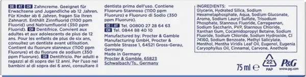 Bild 4 von Oral-B PRO-EXPERT Zahncreme Professioneller Schutz, 75 ml