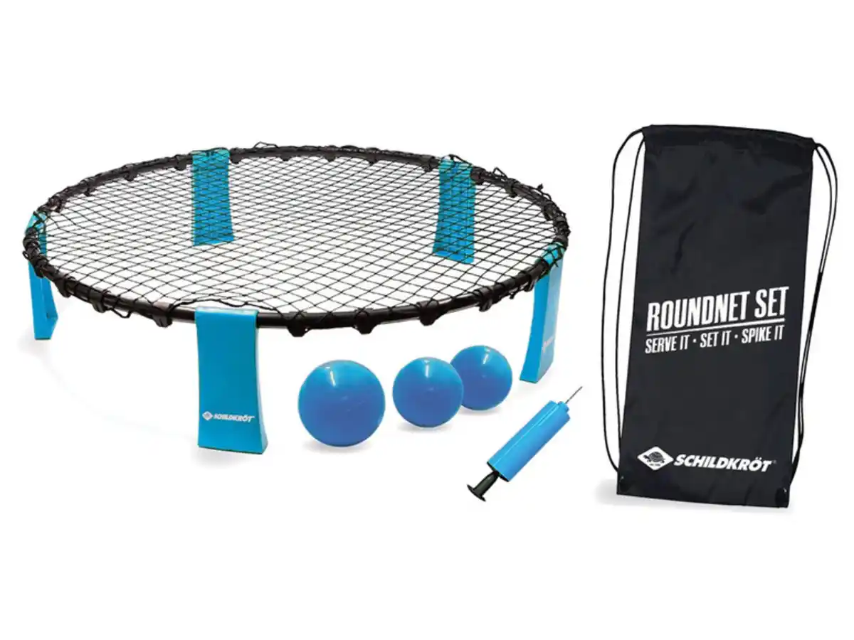 Bild 1 von Schildkröt Round Net Set mit 3 Bällen (4-teilig),  2 Spielern