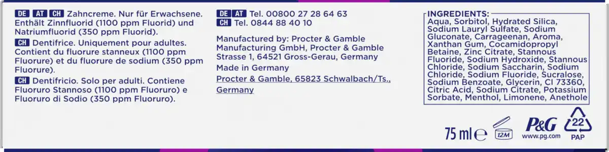 Bild 4 von Oral-B PROFESSIONAL Zahnpasta Sensitiv Pro, 75 ml