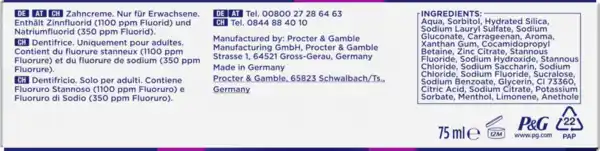 Bild 4 von Oral-B PROFESSIONAL Zahnpasta Sensitiv Pro, 75 ml