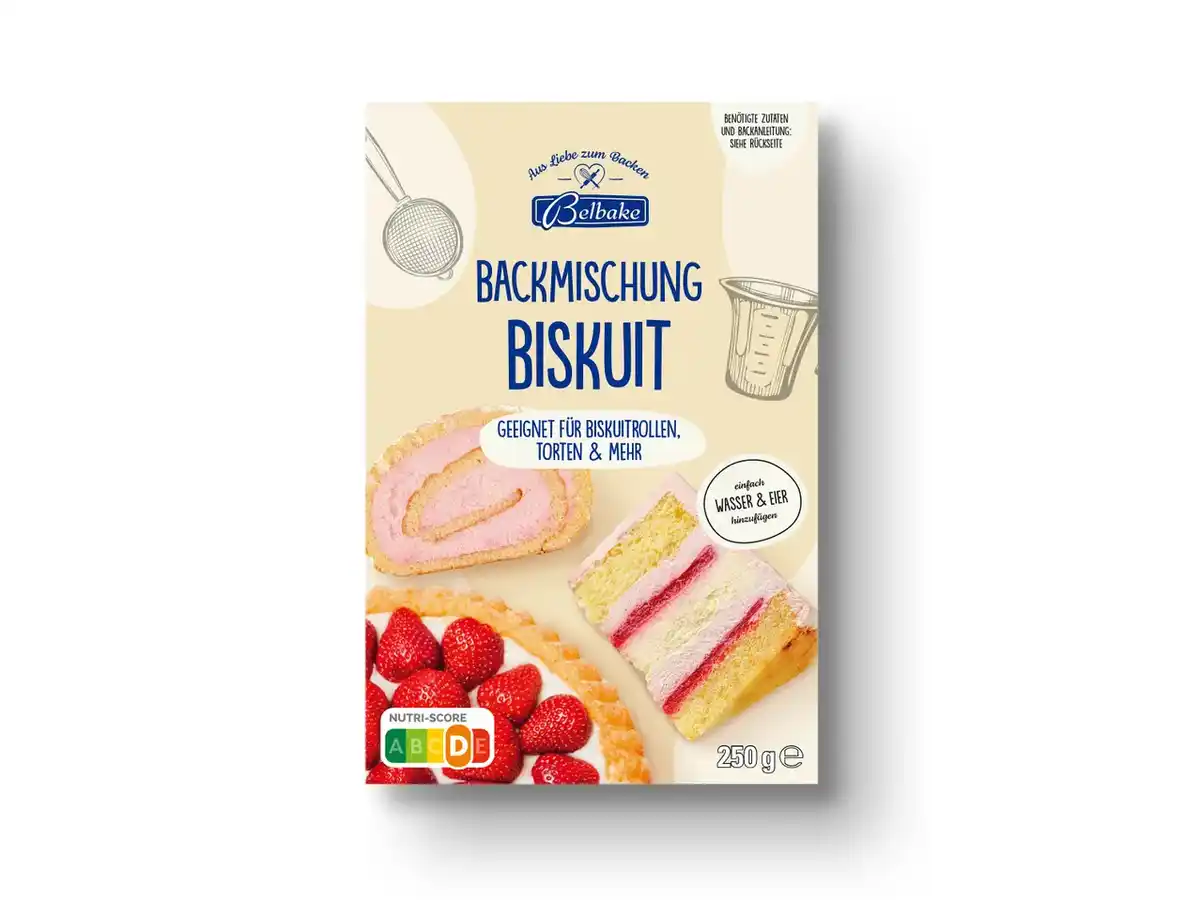 Bild 1 von Belbake Backmischung Biskuit,  250 g