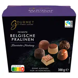 GOURMET FINEST CUISINE Feinste Belgische Pralinen 300 g, Klassik