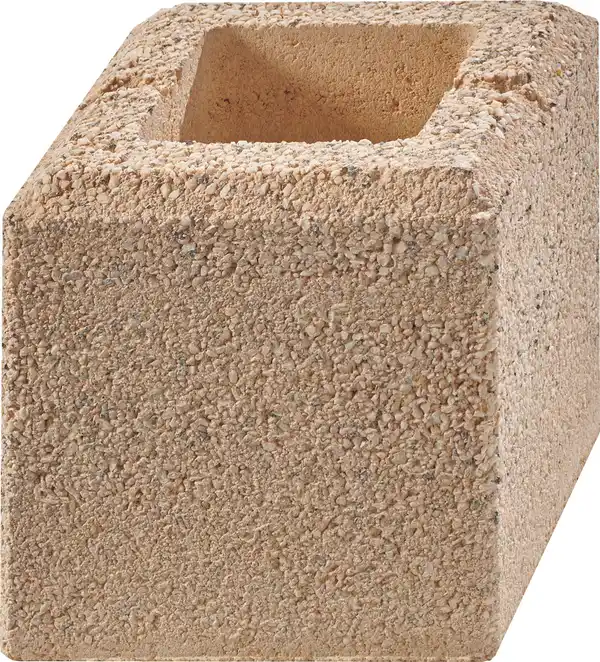 Bild 1 von Kann Mauerstein Gomera 20 x 20 x 20 cm saharabeige