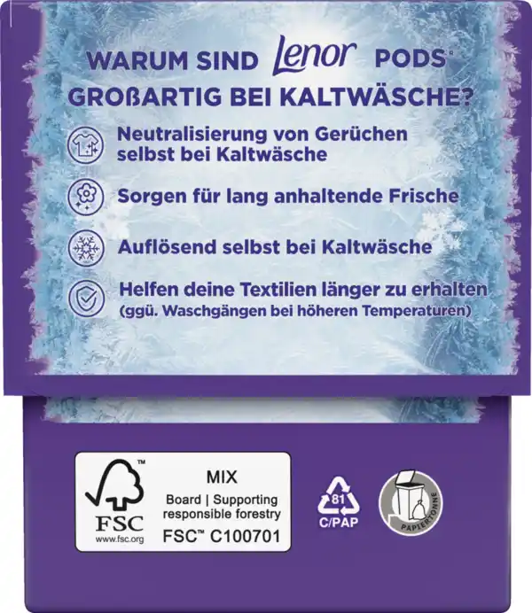 Bild 3 von Lenor Colorwaschmittel Pods Blütentraum 15 WL