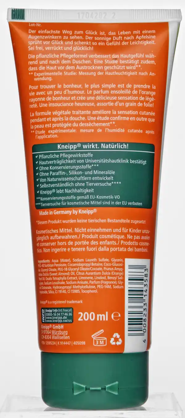 Bild 2 von Kneipp Aroma-Pflegedusche "Sei frei, verrückt & glücklich!", 200 ml