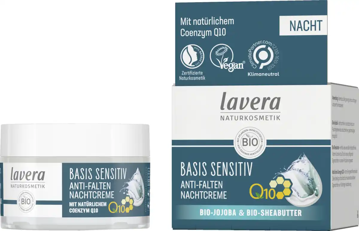 Bild 4 von lavera basis sensitiv Anti-Falten Nachtcreme, 50 ml