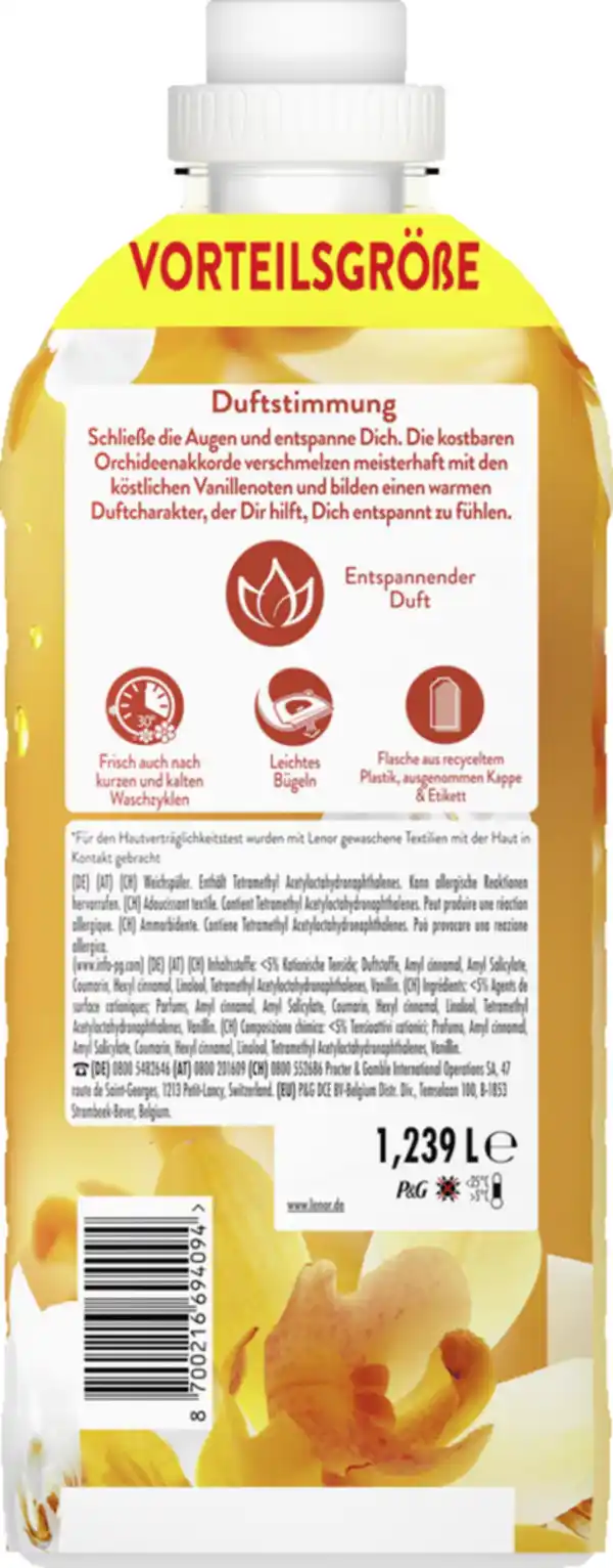 Bild 2 von Lenor Weichspüler Konzentrat Goldene Orchidee 59 WL
