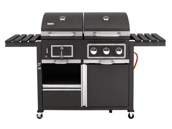 Bild 3 von tepro Kohle-Gas-Grill »Toronto Kombi«, 8,7 kW Leistung, 3 Edelstahlbrenner, 2 Ablagen