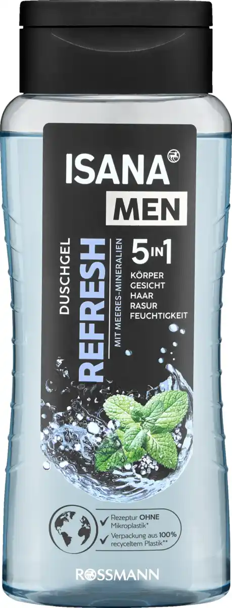 Bild 1 von ISANA MEN Duschgel 5in1 Refresh, 300 ml