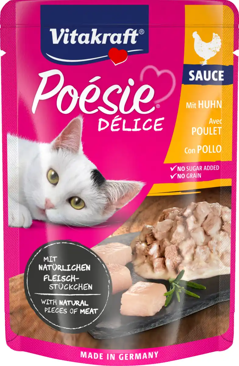 Bild 1 von Vitakraft Poésie Délice mit Huhn in Sauce, 85 g