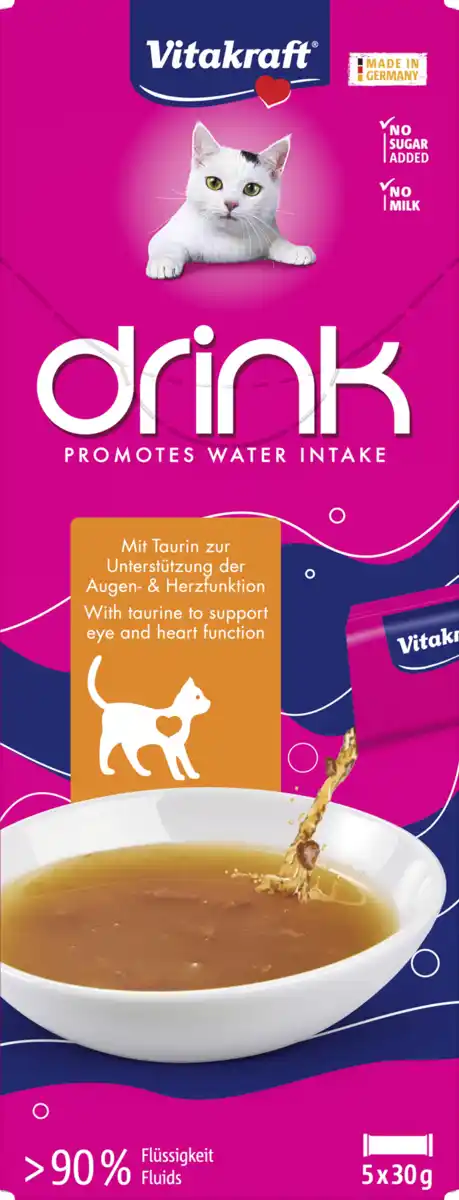 Bild 1 von Vitakraft Drink Huhn-Geschmack + Taurin, 150 g