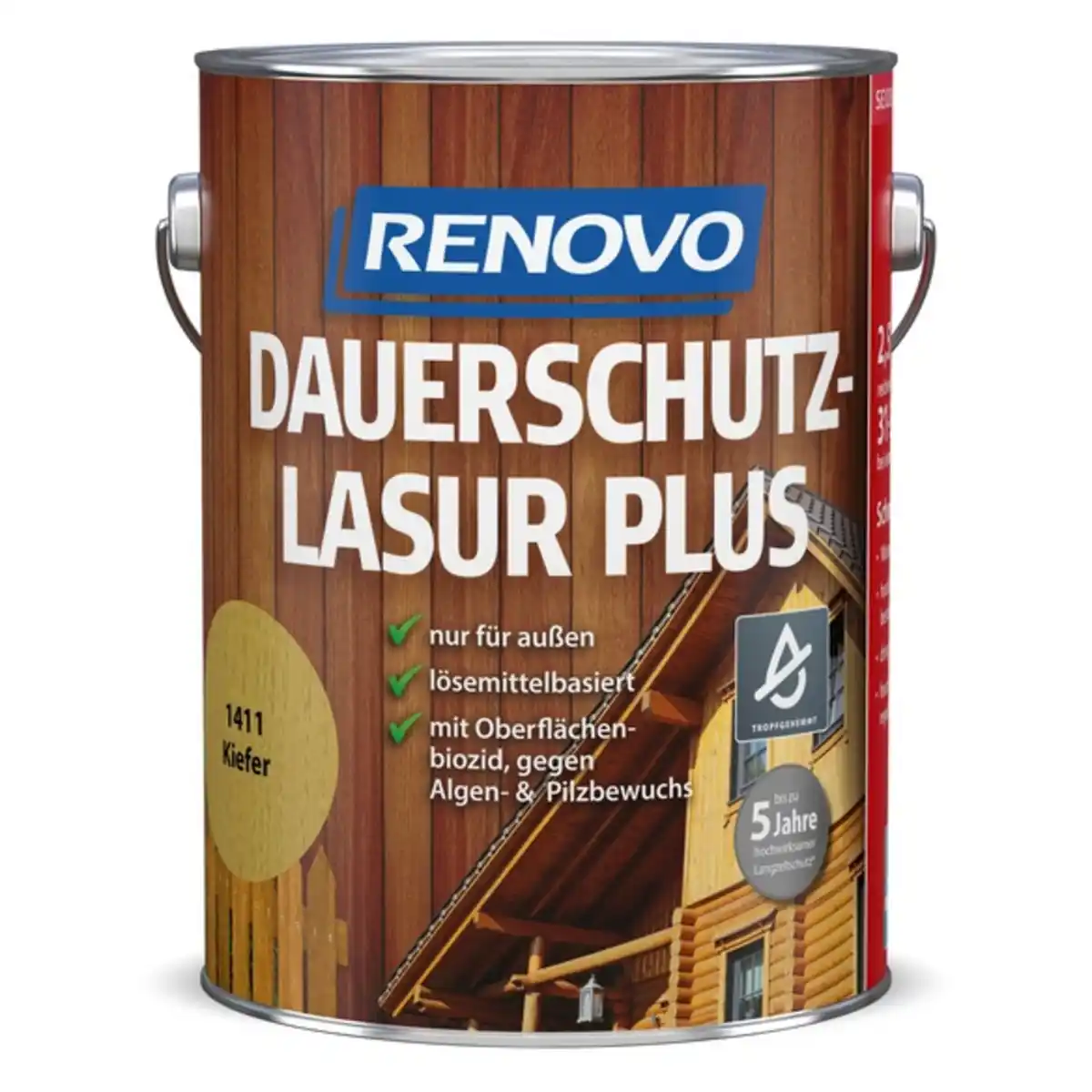 Bild 1 von RENOVO Dauerschutzlasur »PLUS«, lmh 2,5L kiefer 1411