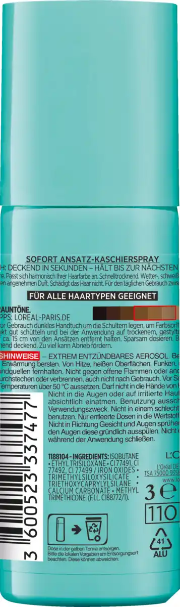 Bild 4 von L’Oréal Paris Magic Retouch Ansatz-Kaschierspray Rot-Braun, 75 ml