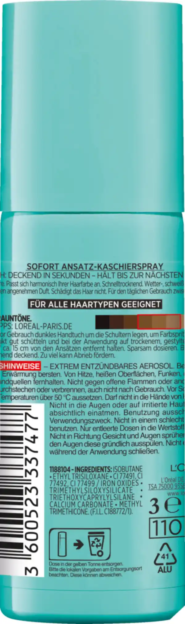 Bild 4 von L’Oréal Paris Magic Retouch Ansatz-Kaschierspray Rot-Braun, 75 ml