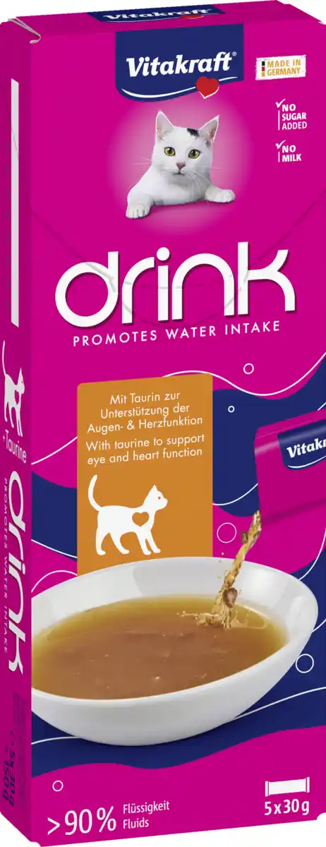 Bild 2 von Vitakraft Drink Huhn-Geschmack + Taurin, 150 g