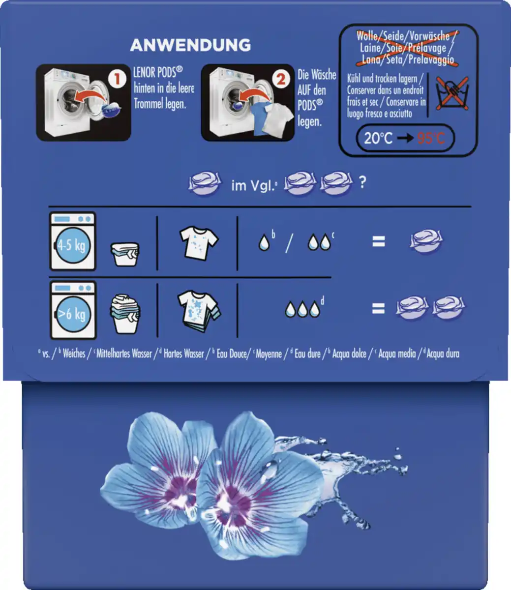 Bild 2 von Lenor Universalwaschmittel Pods Aprilfrisch 15 WL