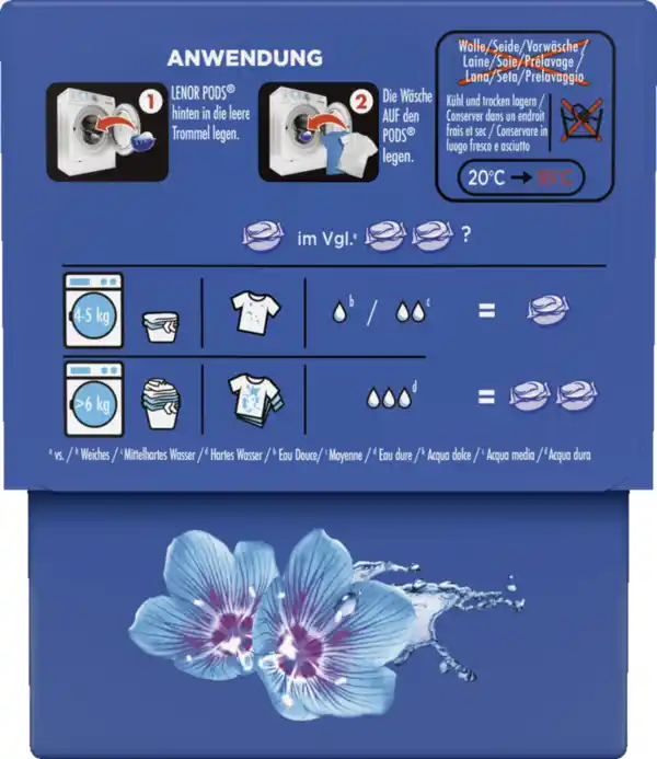 Bild 2 von Lenor Universalwaschmittel Pods Aprilfrisch 15 WL