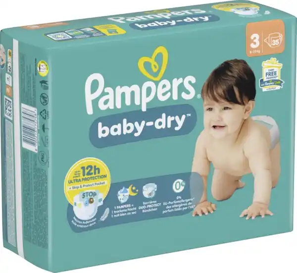 Bild 2 von Pampers Baby Dry Windeln Gr.3 Midi 6-10kg Single Pack