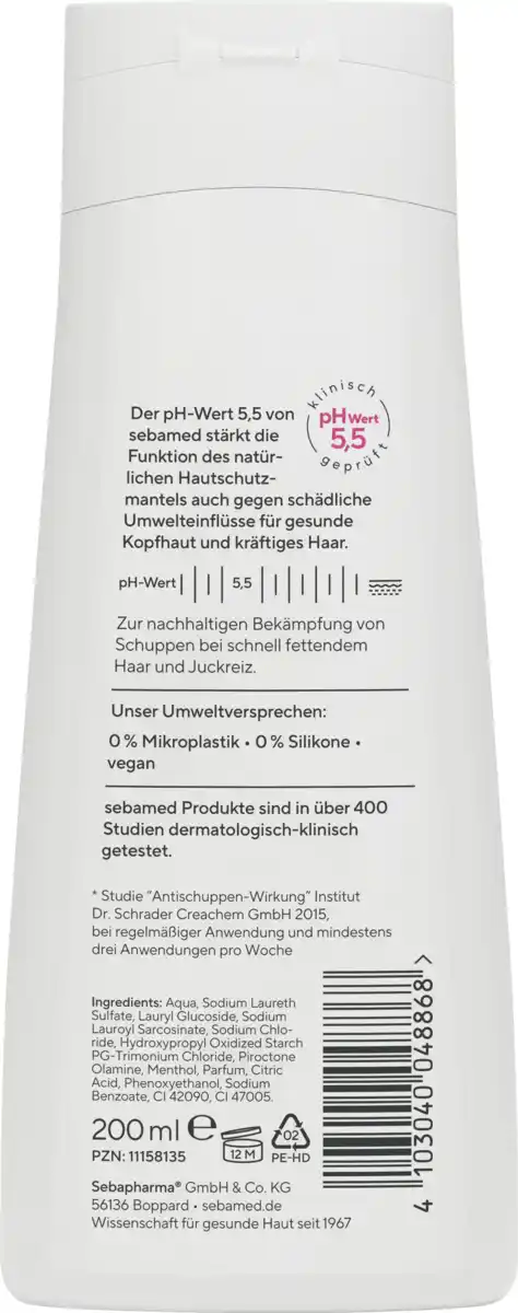 Bild 2 von sebamed Antischuppen Shampoo Plus, 200 ml