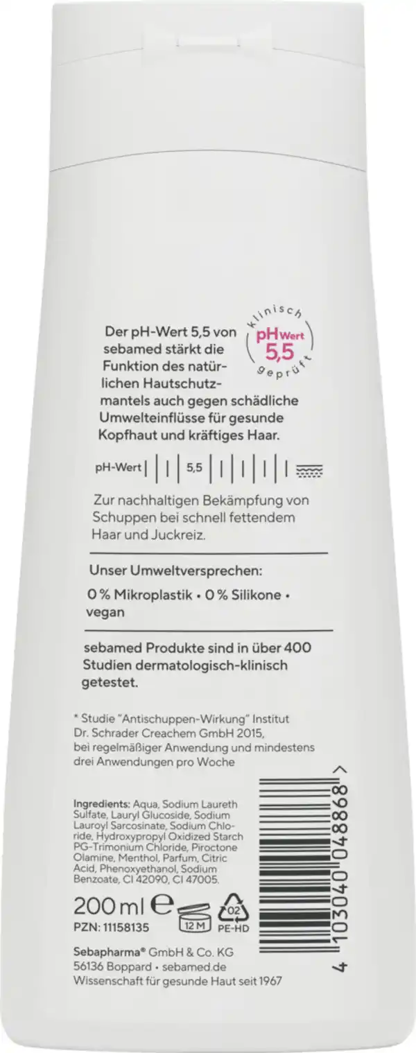 Bild 2 von sebamed Antischuppen Shampoo Plus, 200 ml