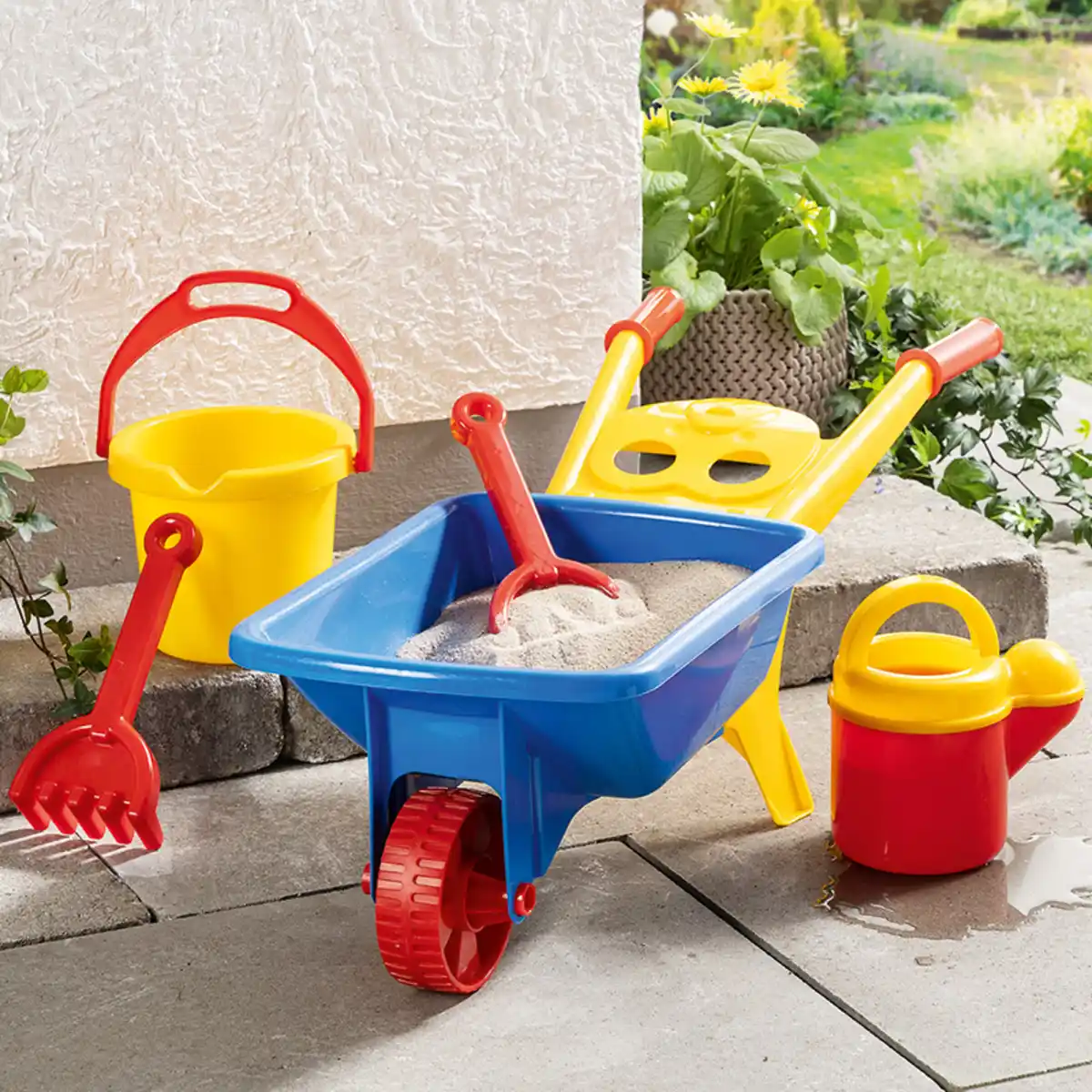 Bild 1 von Dantoy Schubkarre mit Zubehör 5-tlg.