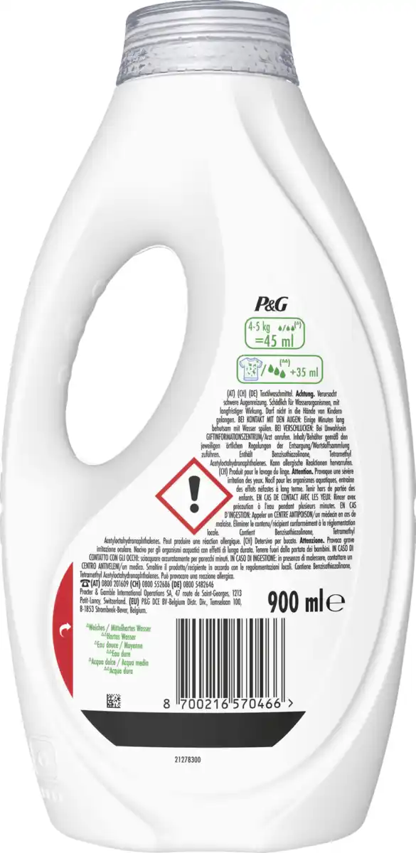 Bild 2 von Ariel Universalwaschmittel Flüssig Frische Baumwollblüte 20 WL